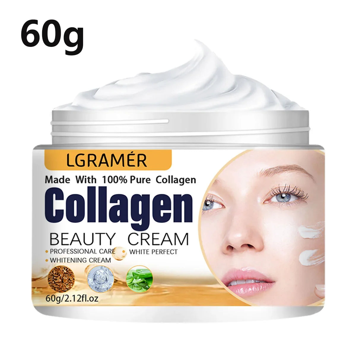 Crema facial de colágeno 60 g